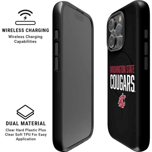 Washington State University Cougars iPhone 16 Pro Max Magsafe Impact Case